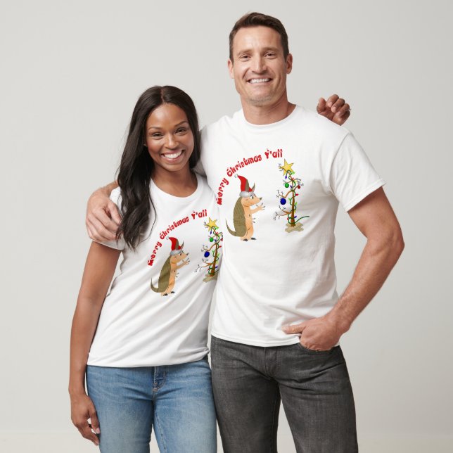 Camiseta de Navidades divertidos de Armadillo (Unisexo)