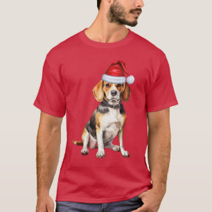 Camiseta de Navidades divertidos de Beagle Dog Lov