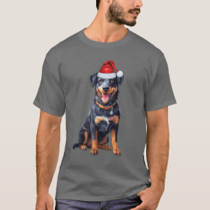 Camiseta de Navidades divertidos de Beauceron Dog