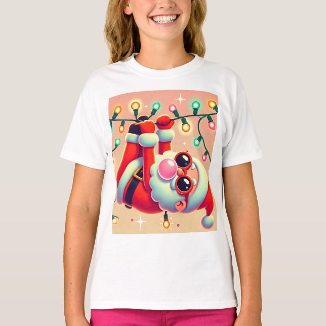 Camiseta de Navidades divertidos para niños - Sant (Anverso)