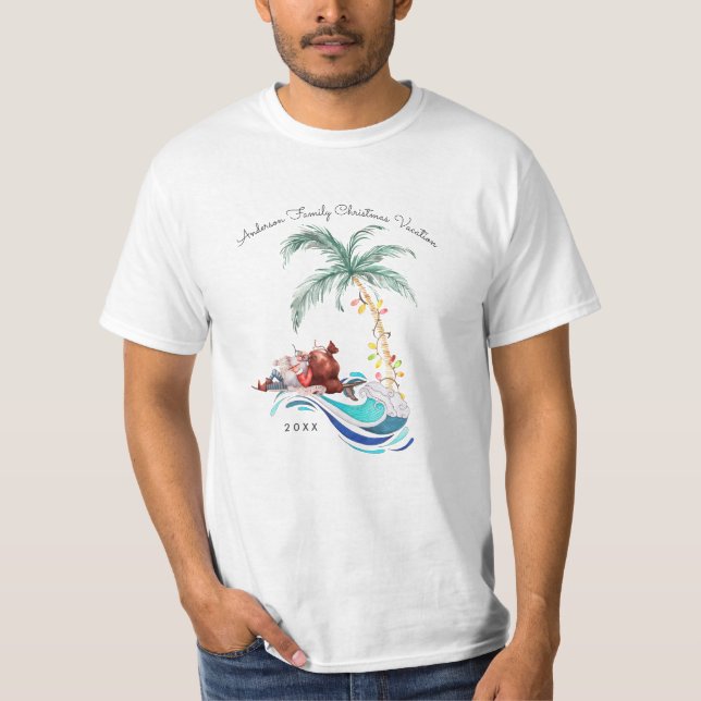 Camiseta de Navidades familiares | Mele Kalikimaka (Anverso)