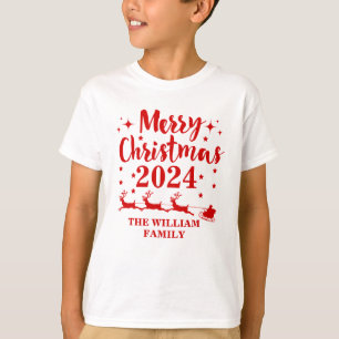 Camiseta de Navidades familiares personalizados