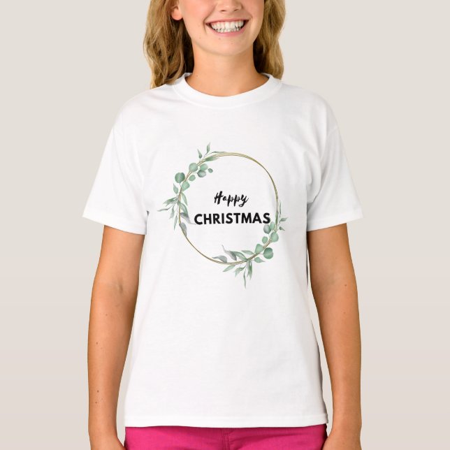 Camiseta de Navidades felices (Anverso)