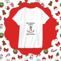 Camiseta de navidades - Fiesta como es mi cumpleañ
