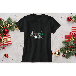 Camiseta de Navidades Hummingbird con un árbol peq