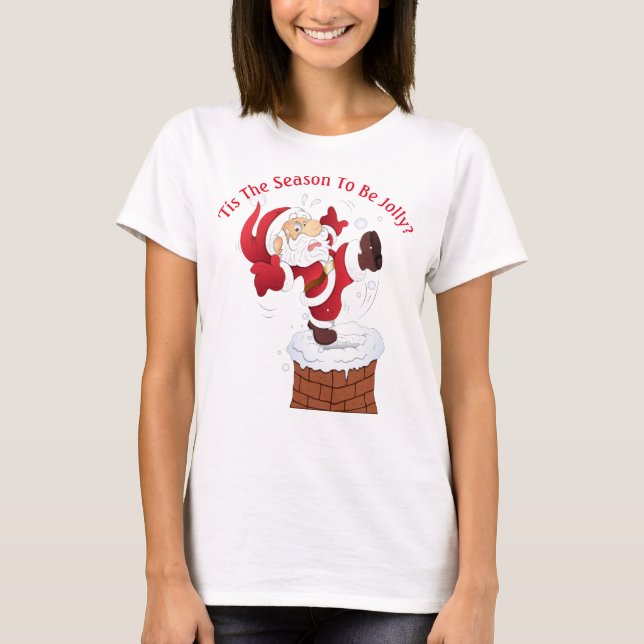 Camiseta de Navidades humorísticas de mujeres (Anverso)