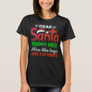 Camiseta de Navidades humorísticos con un mensaje 