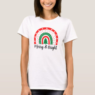 Camiseta de Navidades merry y Bright