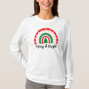 Camiseta de Navidades merry y Bright