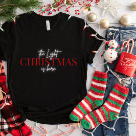 Camiseta de navidades para mujeres Nace Light