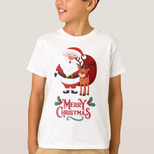 camiseta de navidades para niños