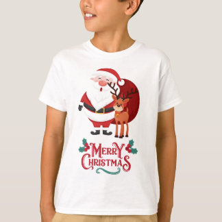 camiseta de navidades para niños