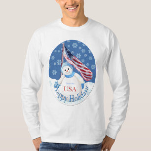 Camiseta de Navidades patrióticos para las tropas