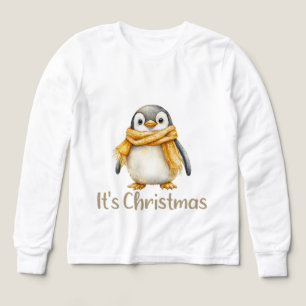 Camiseta de Navidades pingüinos