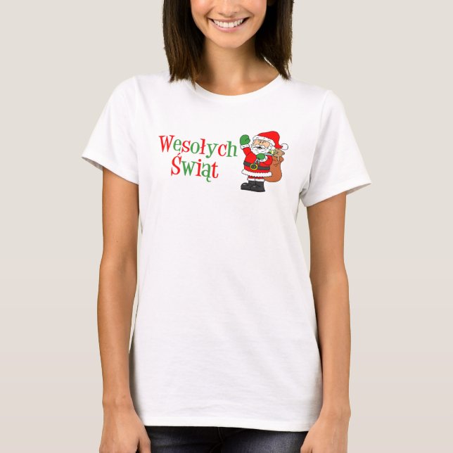 Camiseta de Navidades polacos de Wesolych Swiat (Anverso)