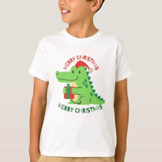 CAMISETA DE navidades - REGALO DE CROCO