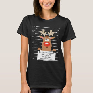 Camiseta de Navidades Rudolph Reindeer Criminal Xm