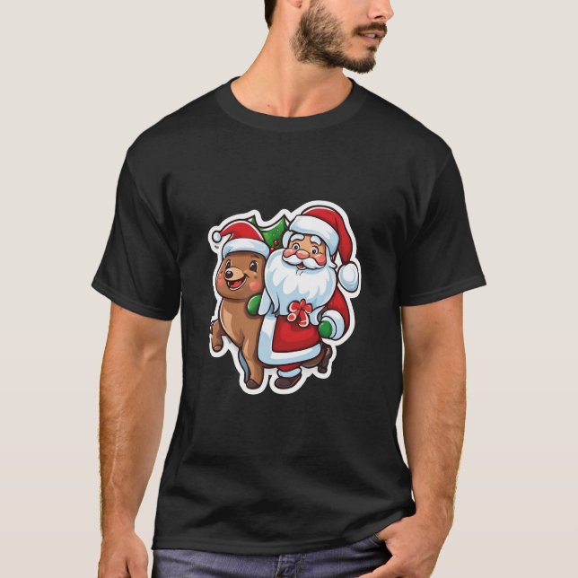 Camiseta de Navidades Snoopy | Aparato de cacahuet (Anverso)