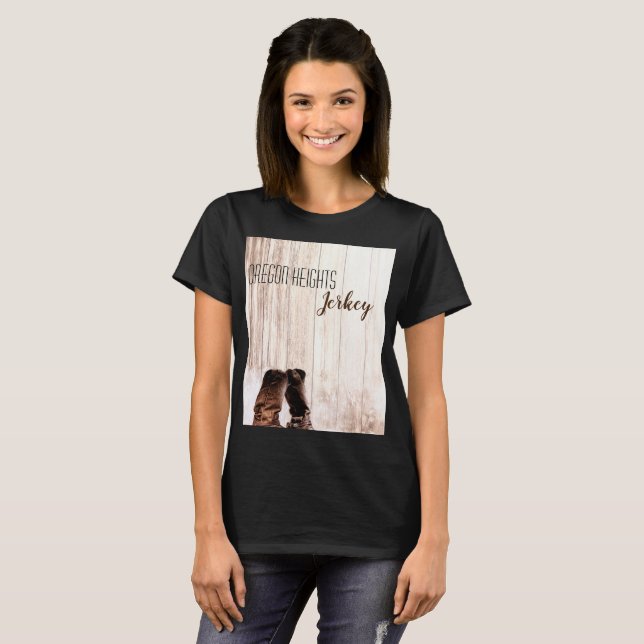 Camiseta de negocios personalizada impulsa la camp (Anverso completo)