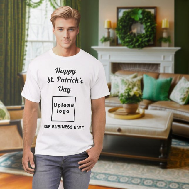 Camiseta de negocios White St. Patrick's Day (White St. Patrick's Day business t-Shirt)