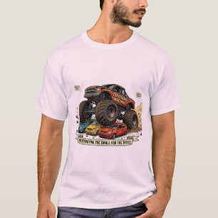 Camiseta de neumático de repuesto de camión monstr