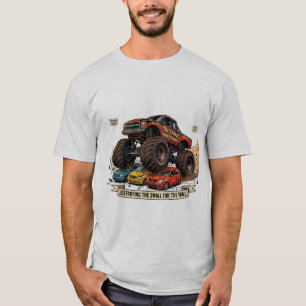 Camiseta de neumático de repuesto de camión monstr