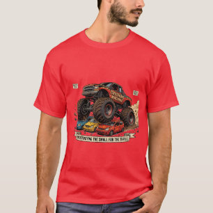 Camiseta de neumático de repuesto de camión monstr
