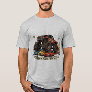 Camiseta de neumático de repuesto de camión monstr