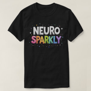 Camiseta de Neurodiversidad con Brillo para Autism