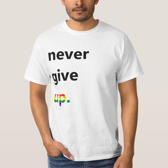Camiseta de NeverGiveUp (Anverso)