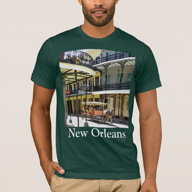 Camiseta de New Orleans del barrio francés (Anverso)