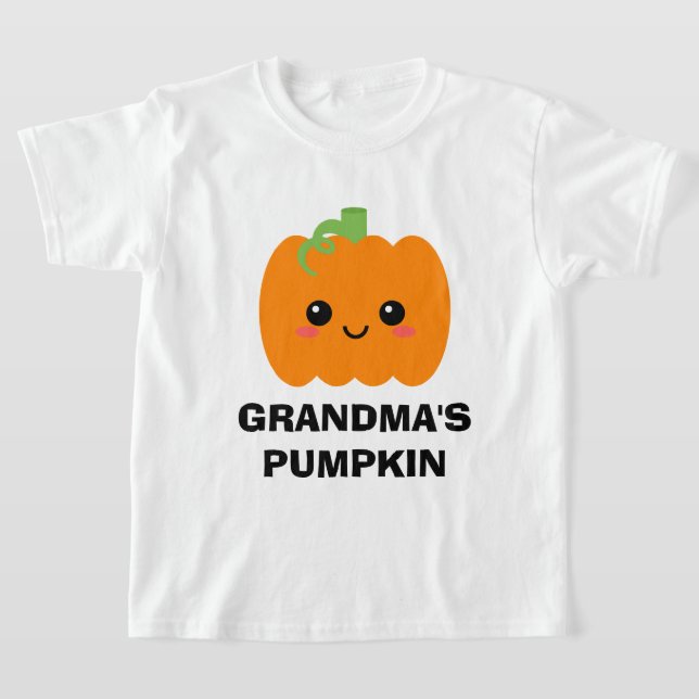 Camiseta de nieta, calabaza de abuelas Día de Acci (Distribución)