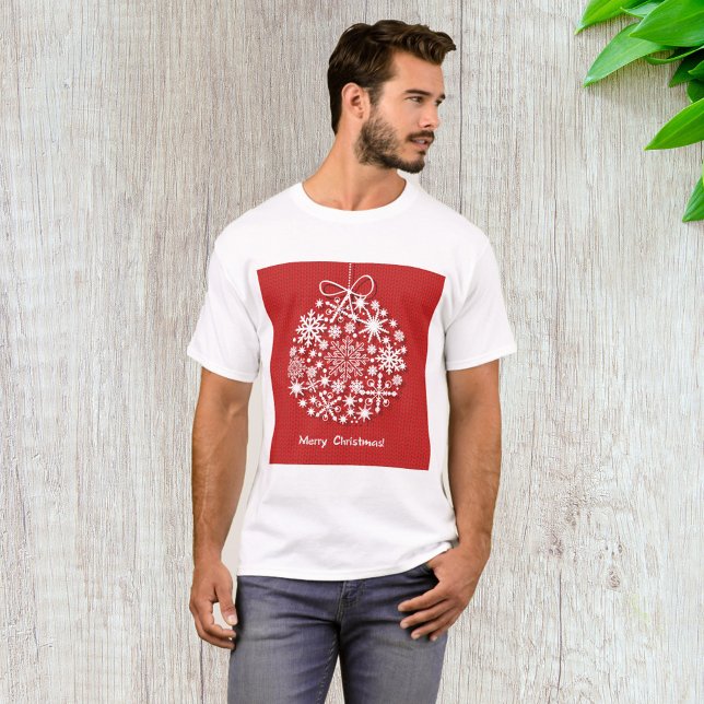 Camiseta de nieve de navidad Feliz (Subido por el creador)