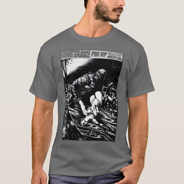 Camiseta de 'NIGHTMARE' de cómics de terror (Anverso)