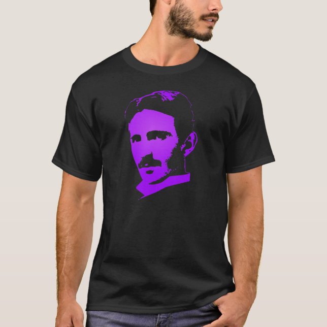 Camiseta de Nikola Tesla (Anverso)