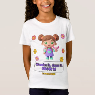 Camiseta de niña artista científica - Imagínatelo,