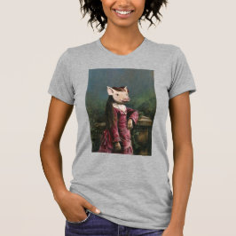 Camiseta de niña cerdita victoriana