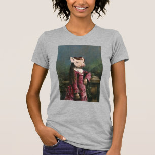 Camiseta de niña cerdita victoriana