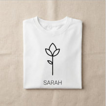 Camiseta de niña con nombre personalizado