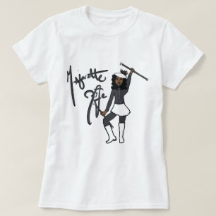 Camiseta de niña con remolino gris blanco
