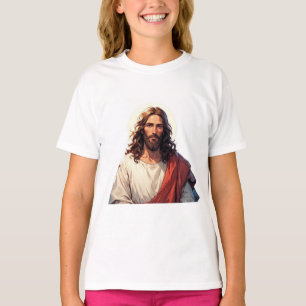Camiseta de niña cristiana Jesús Cristo