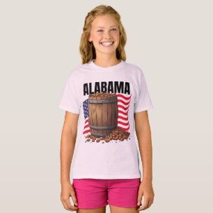Camiseta de niña de Alabama