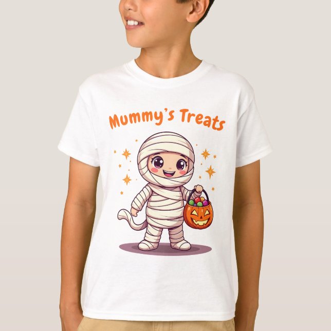 Camiseta de niña de Halloween (Anverso)