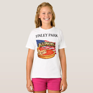Camiseta de niña de Illinois