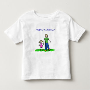 Camiseta de niña de papá (rubia)