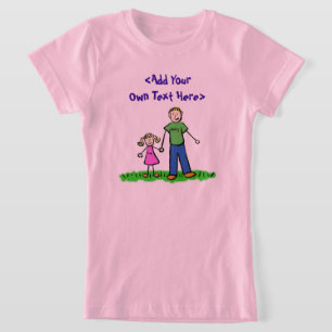 Camiseta de niña de papá (rubia)