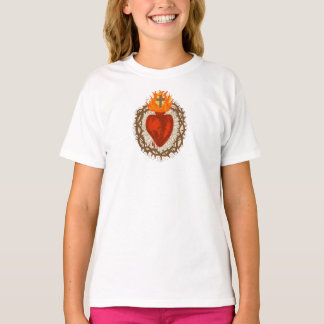 Camiseta de niña del Sagrado Corazón de Jesús