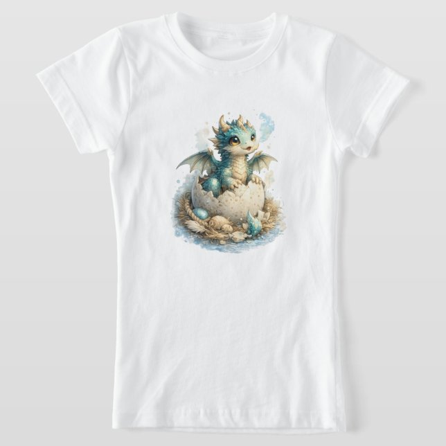 Camiseta de niña dragón bebé adorable (Distribución)