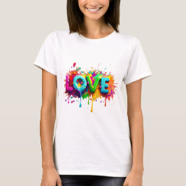 Camiseta de niña estética corazón de amor 💕