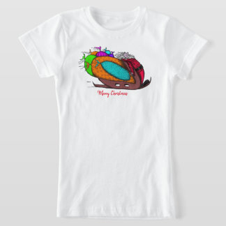 Camiseta de niña Feliz Navidad